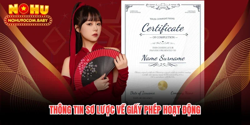 Vài nét sơ lược về giấy phép hoạt động
